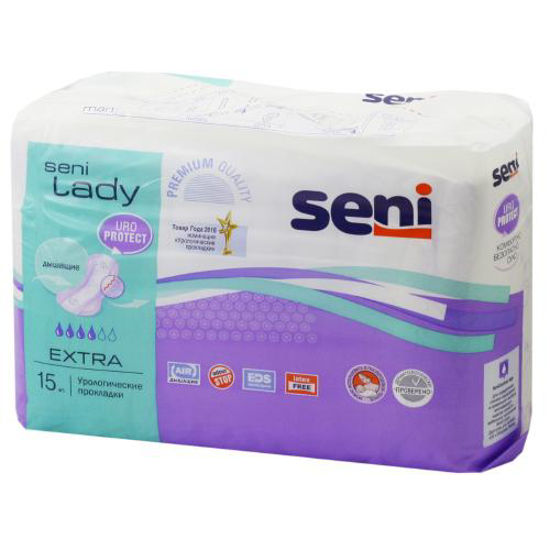 Прокладки урологічні Seni lady extra (Сені Леді екстра) №15