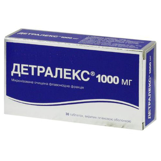 Детралекс 1000 Мг Таблетки 1000 Мг №30. Цены И Инструкция - Купить.