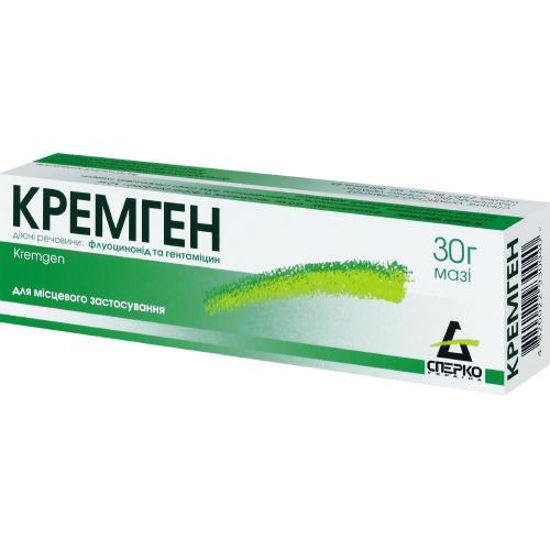 Кремген Мазь 30 Г. Цены И Инструкция - Купить Лекарство В Украине.