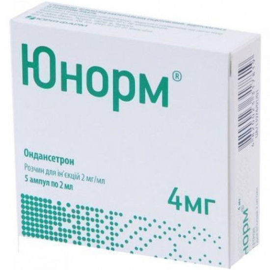 Юнорм раствор для инъекций 2 мг/мл ампула 2 мл №5