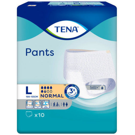 Подгузники для взрослых Tena Pants Normal Larde (Тена Панс Нормал Лардж) при недержании L №10