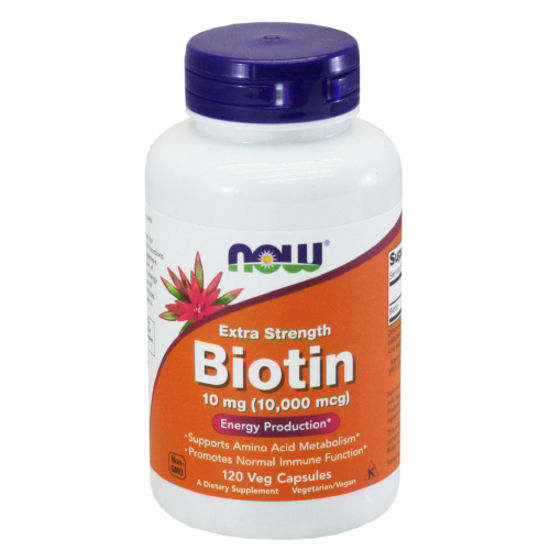 Биотин Now Foods 10000 мкг капсулы №120