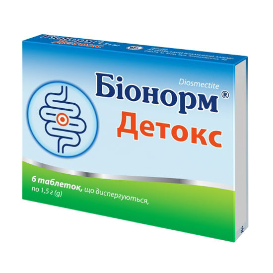 Бионорм Детокс таблетки 1.5 г №6